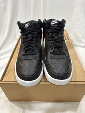 Nike Court Vision Mid DN3577-001 Black & White Basketball Shoes Sneakers M 9.5