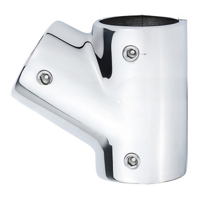 316 SS Dreiwege Boot Handlauf Verschraubung für 22/25 mm Schläu
