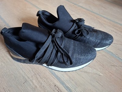 La Strada Damen Sneaker Schnürschuh Schuh Gr. 40 Schwarz Glitzer