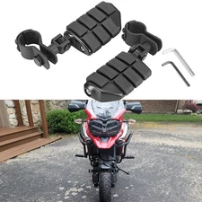 1 1/4" 32mm Highway Foot Pegs Rest Mounts Clamps For Triumph Tiger 800 900 1200