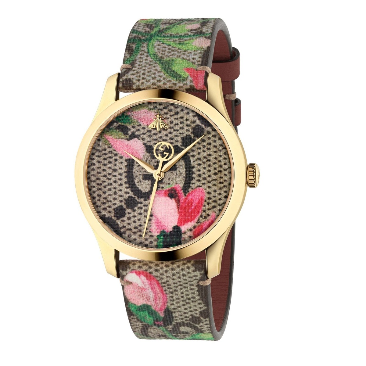 Gucci Floral Gold Women\'s Watch with COA Gucci Women main image 2