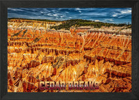 Cedar Breaks Monument Framed Wall Art Poster Canvas Print Picture