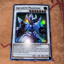 🔥 Yugioh Arcanite Magician INCH-EN049 Super Rare HOLOFOIL 1ST EDITION NEAR MINT