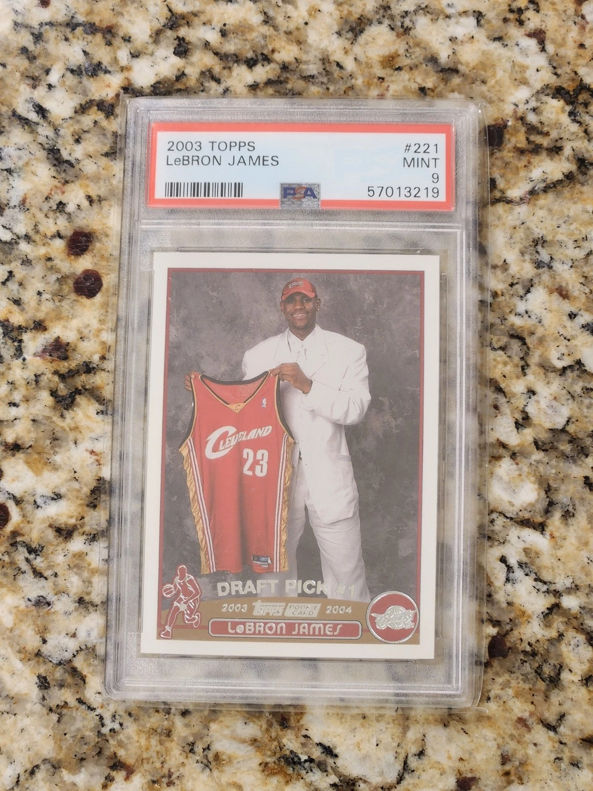 Lebron James trading card