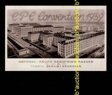 CPC Convention BERLIN-NEUKÖLLN National Krupp Kasy fiskalne * Reklamowa-AK