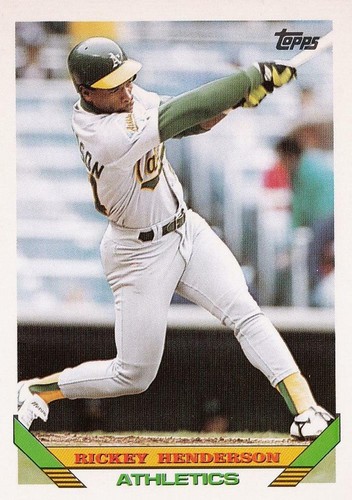 Rickey Henderson MEGA SALE - You Pick - Base Set and Inserts - Listing 1 of 2 - Picture 340 of 497