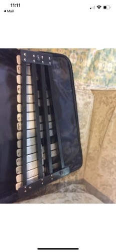 C B GLOCKENSPIEL XYLOPHONE WITH CASE AND SET OF BLACK HARDWOOD MALLET STICKS - Picture 9 of 9
