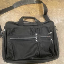 Tumi Alpha Expandable Ballistic Nylon Briefcase (w/ Laptop Sleeve) Model 26141D4