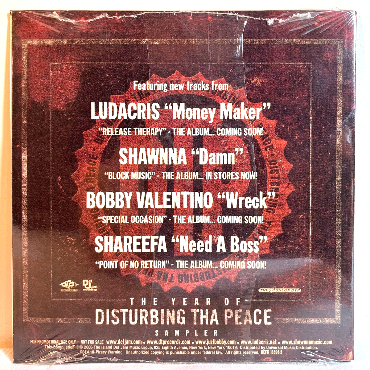 Various Artists: Def Jam Records: November Sales CD Sampler 1996: CD Various Artists: Def Jam Records: November Sales CD Sampler 1996: CD