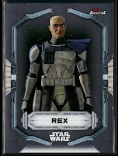 Star Wars Topps Finest 2022 Base Silver Card Captain Rex 79
