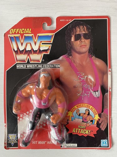 WWF Hasbro - Series 8 - Bret The Hitman Hart - MOC...