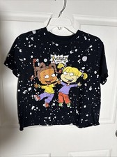 Vintage 90s Rugrats Shirt Youth Large Single Stitch Angelica Viacom Cartoon E288