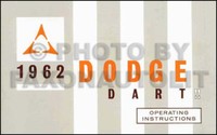1962 Dodge Bedienungsanleitung 62 Dart 330 440 Polara EigentüMer Handbuch
