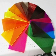 20cm*30cm Rectangle Colored Clear Acrylic Sheet See Through Plastic Supply Home