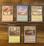 MTG✨DEPLETION COUNTER LAND SET✨Mercadian Masques MINT Lands 1999 UNPLAYED