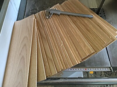40 pcs. 1/8'' x 3 1/2'' x  12''  oak thin boards craft wood