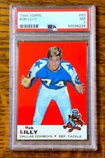 1969 Topps BOB LILLY #53 ~ PSA 7 NM ~ HOF Cowboys ~ Fresh Grade ~ LOW POP 101!