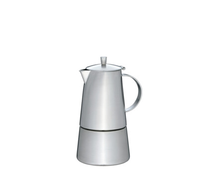 cilio Espressokocher Modena für 4 Tassen Edelstahl matt 202298