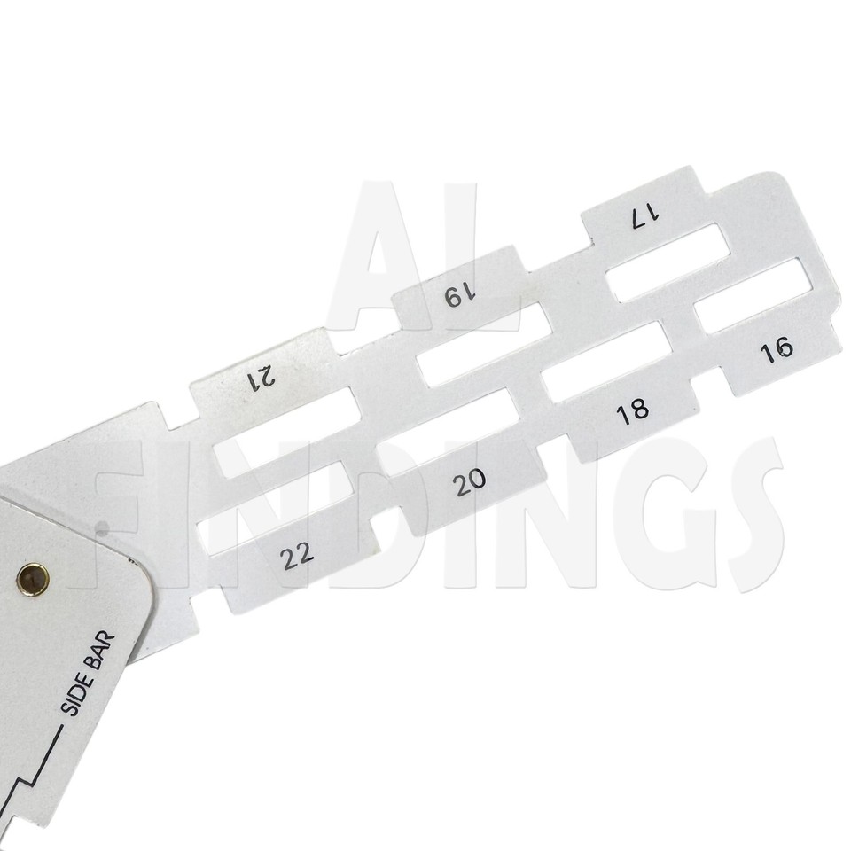 Barretta A Molla Gauge & Metallo Orologio Con Cinturino Misurino Sizing - Foto 5