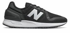 New Balance 男式 247s 鞋黑色与白色