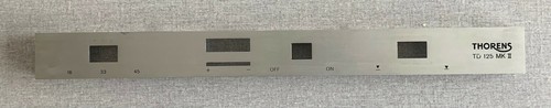 RARE VINTAGE THORENS TD 125 MK II ALU PROFILE WITH LETTERING USED