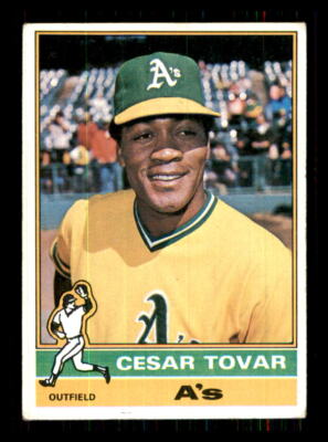 1976 Baseball Topps Cesar Tovar Oakland Athletics #246 2
