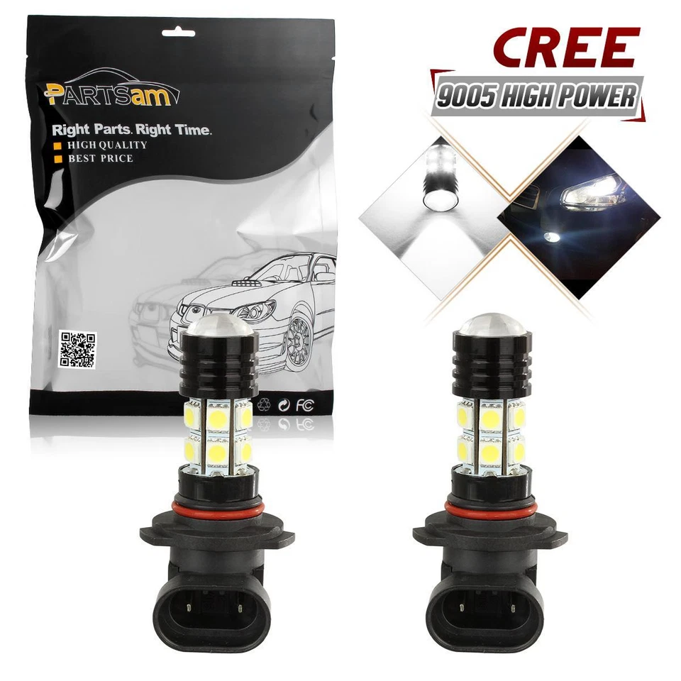 2 PIEZAS Xenón Blanco Super Power Cree 9005 HB3 LED Bombillas para Luz de Conducción Antiniebla Lámpara Foto 2 de 4