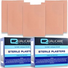 100 x LARGE WATERPROOF PLASTERS 7.2CMX5CM Big Washproof First Aid Wound Dressing