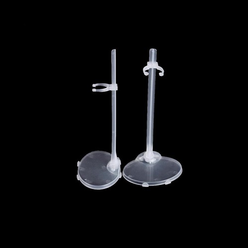 10* Transparent Doll Stand Support for 1/6 Dolls Prop Up Model Display Holder - Picture 11 of 12