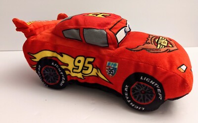 Disney Pixar Cars Lightning McQueen Red Plush Piston Cup Toy