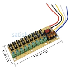 DC power distribution 9-way PCB board terminal block for switching power supply