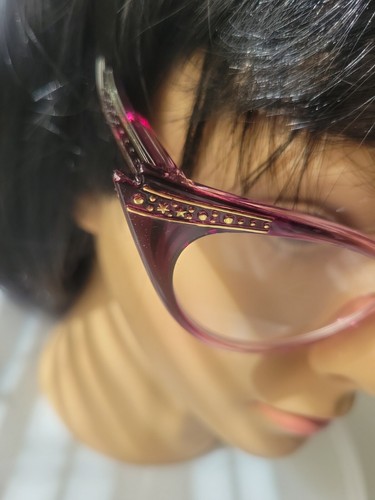 Kerecsen Cat Eye Reading Glasses Readers 3.00 Purple - Picture 10 of 11