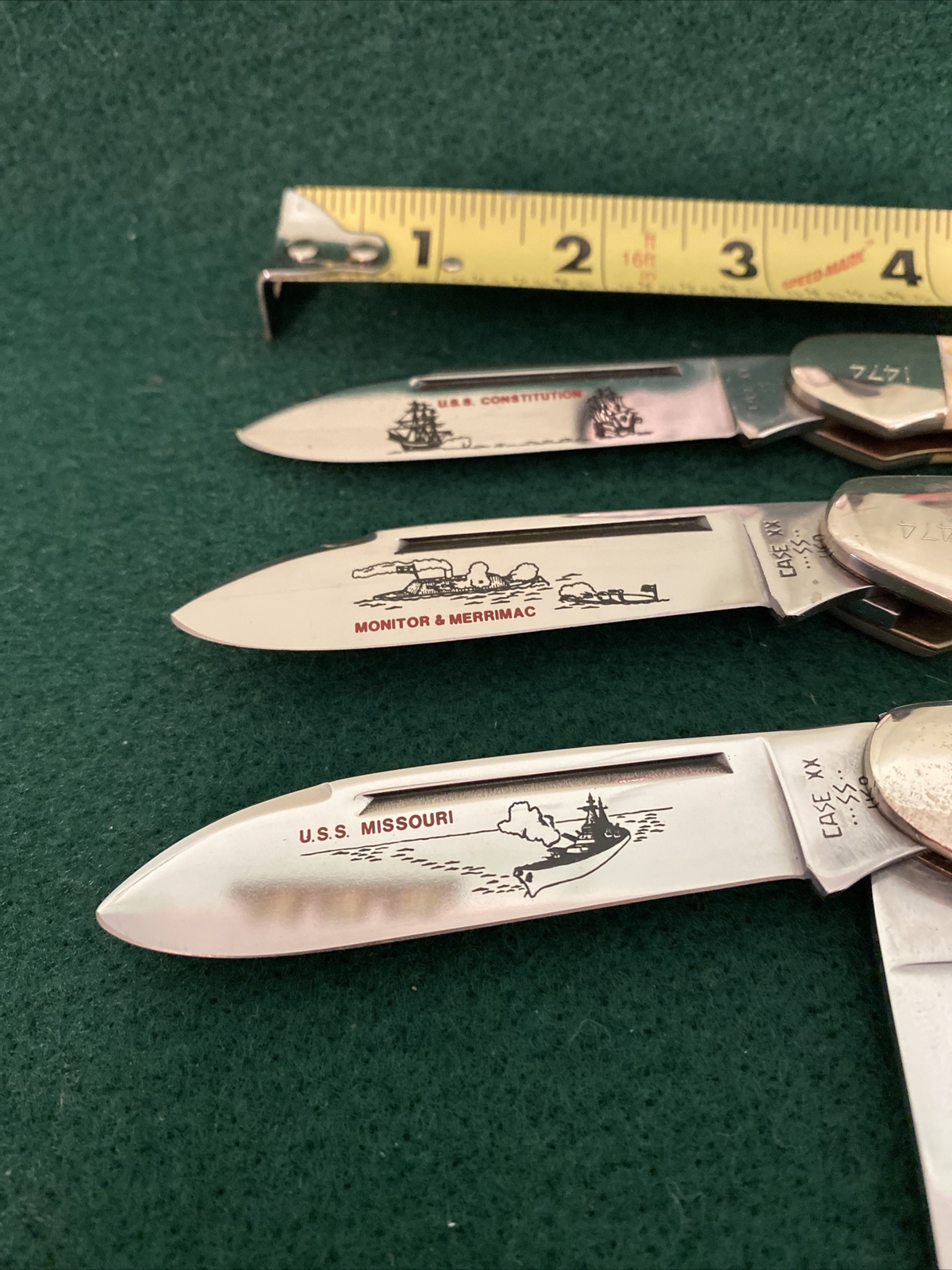 knifecase USS Constitution ,Monitor And Merrimac,, USS Missouri Ships eBay