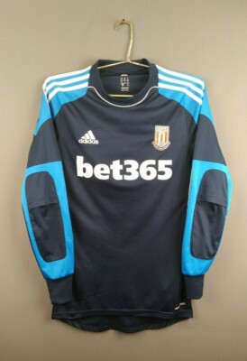 Stoke City jersey small 2013 goalkeeper shirt Z20122 socer Adidas