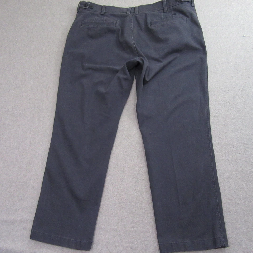 LL Bean Mens Standard Fit Jeans 44 x 32 Black Stretch Adjustable Waist - Image 3 of 4