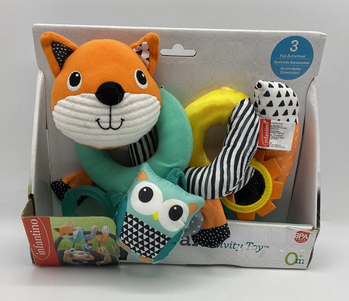 Infantino spiral on sale activity toy fox