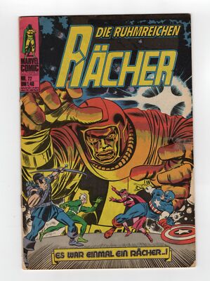 1965 MARVEL AVENGERS #23 1ST APP RAVONNA RENSLAYER + JOHN ROMITA RARE KEY GERMAN