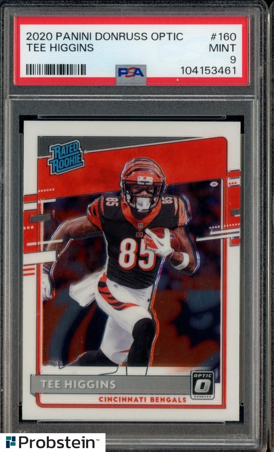 Tee Higgins trading card