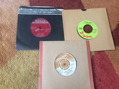 Procol Harum x3 7 in singles A salty dog, The final thrust, A whiter, free post