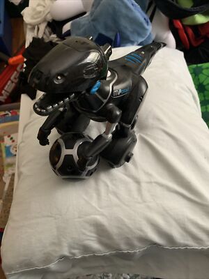 WowWee MiPosaur Dinosaur Interactive Robotic Toy with Track Ball (Black)