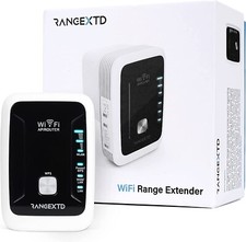RANGEXTD WiFi Extender with Ethernet Port - WiFi Signal Amplifier Increases Home