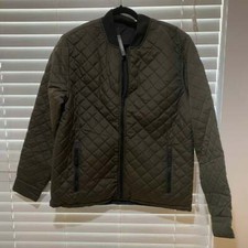 Stoic Quilted Brown Reversible Bomber Jacket - NWT - Size M