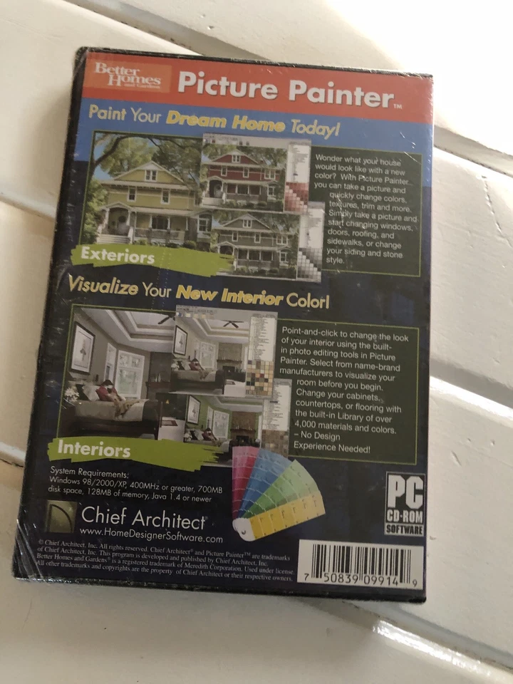 BETTER HOMES & GARDENS: PICTURE PAINTER PC CD-ROM SOFTWARE - Image 2 of 2