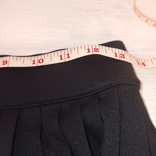 Land's End Women's Canvas Pleated Skirt XS Black - Picture 7 of 8