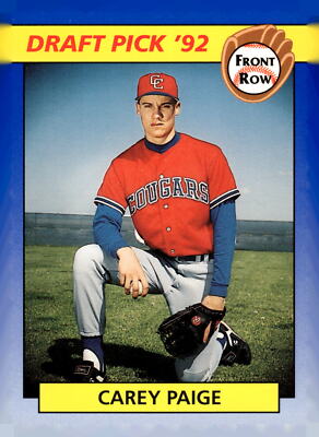 1992 Front Row Draft Picks #20 Carey Paige