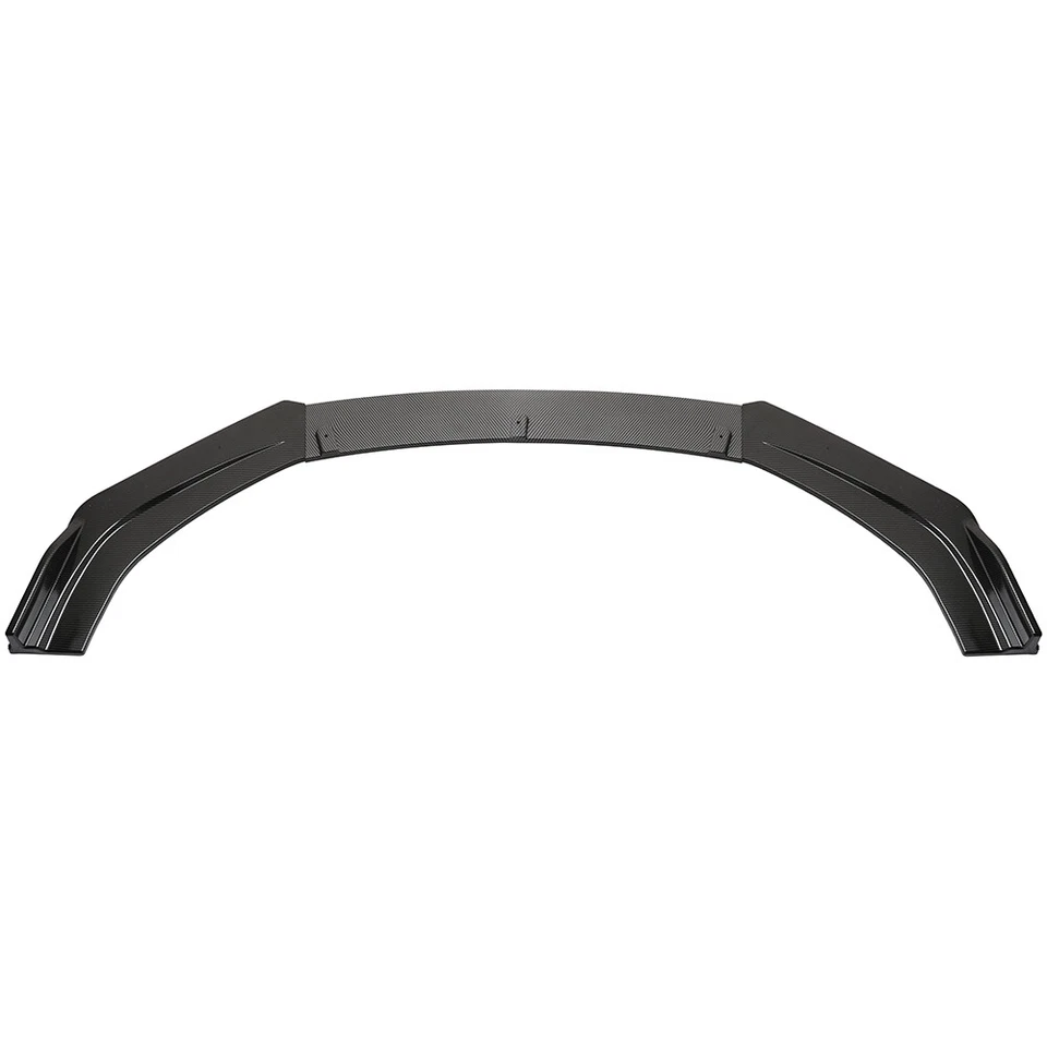 For Suzuki SX4 2006-2013 Carbon Fiber Front Bumper Lip Splitter Spoiler Body Kit - Image 4 of 4