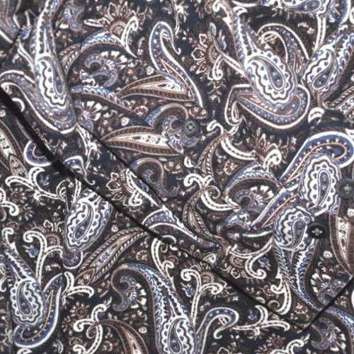 JOSEPH ABBOUD XL Men's Shirt Paisley Long Sleeve Modern Fit - Picture 4 of 4