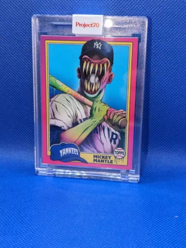 2021 Topps Project 70 Mickey Mantle by Alex Pardee #935 New York Yankees w/ Box