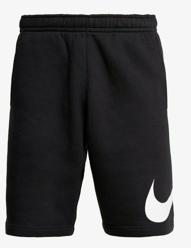 Pantaloncini Nike Sportswear Club in Pile Pantaloni corti Uomo Nero Bianco  Tick S/M/L/XL | eBay