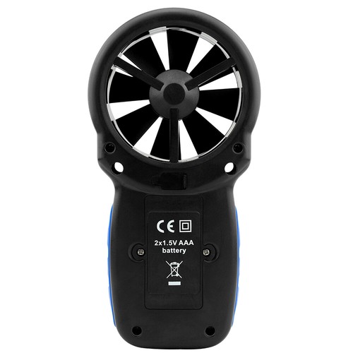 Anemómetro digital HoldPeak medidor de velocidad del viento medidor preciso de enfriamiento del viento flujo de aire - Imagen 6 de 7